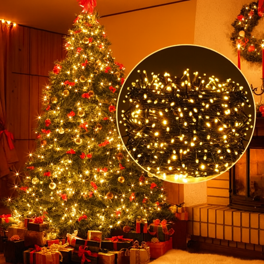 🎄 Decoratiune LED 100 Premium + Stea Cadou 🌟